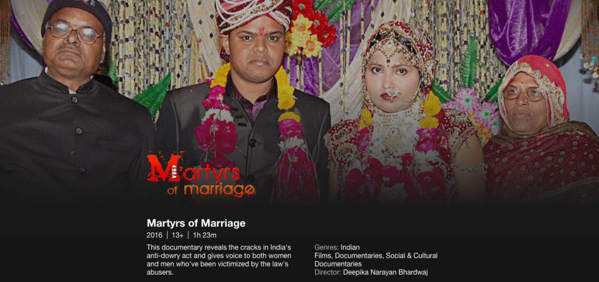 Martyrs of Marriage – Netflix