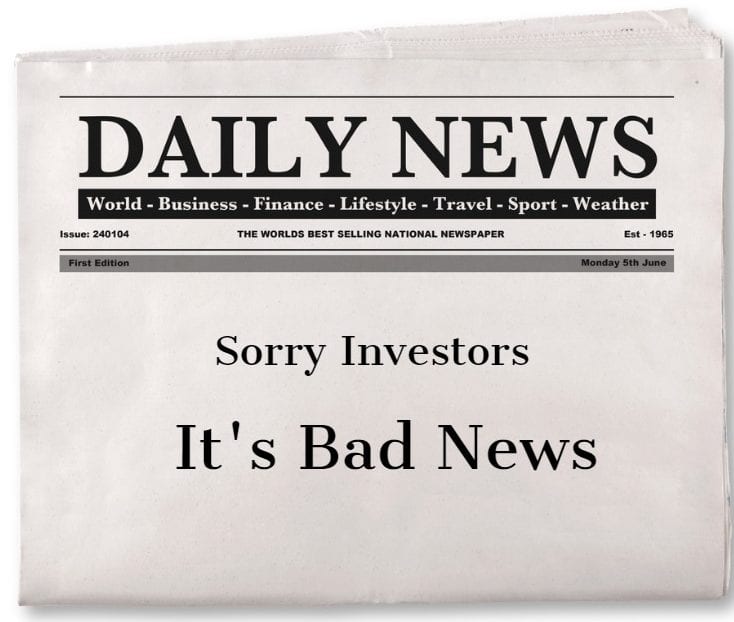 How to deliver bad news to investors